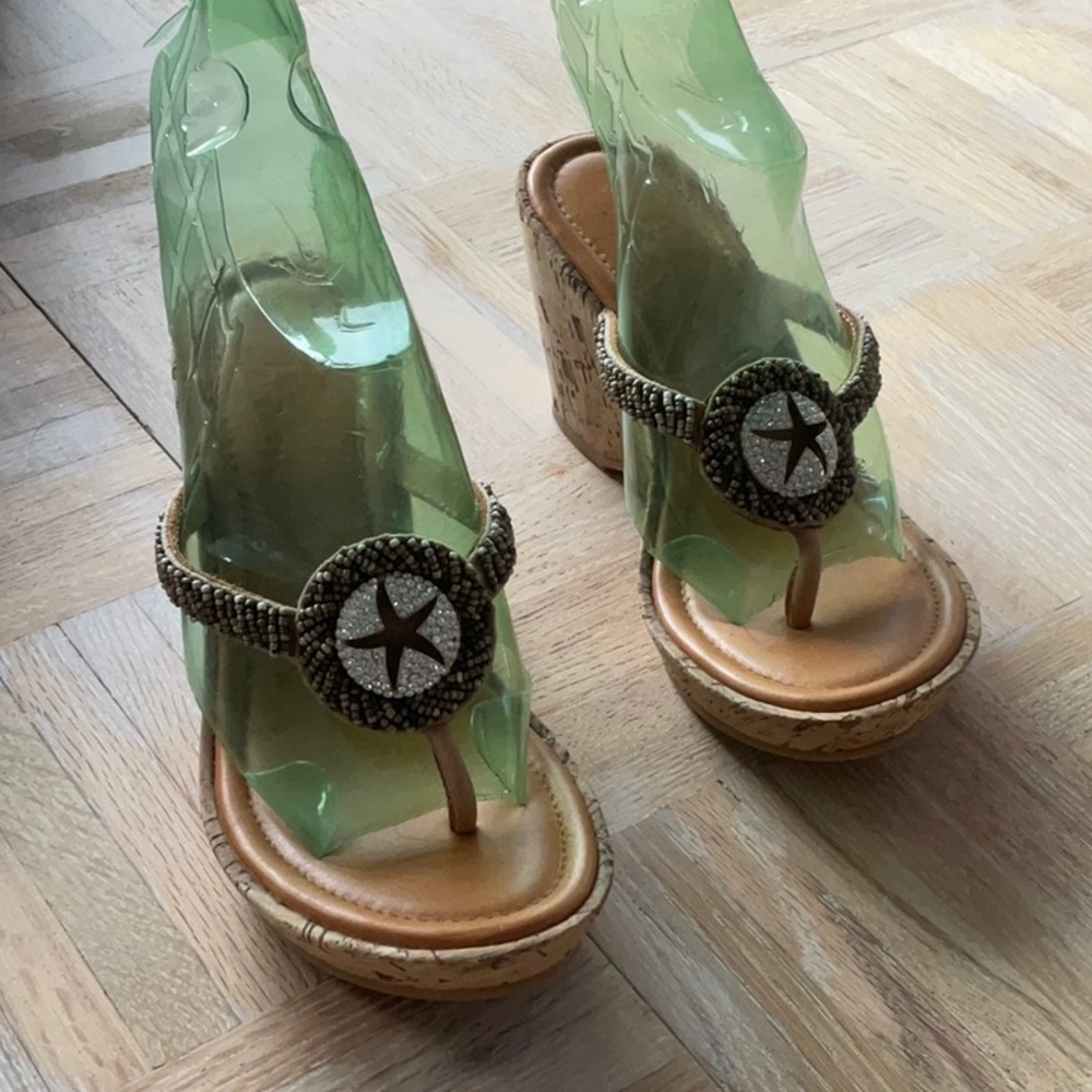 Elegant Beaded Star Sandals